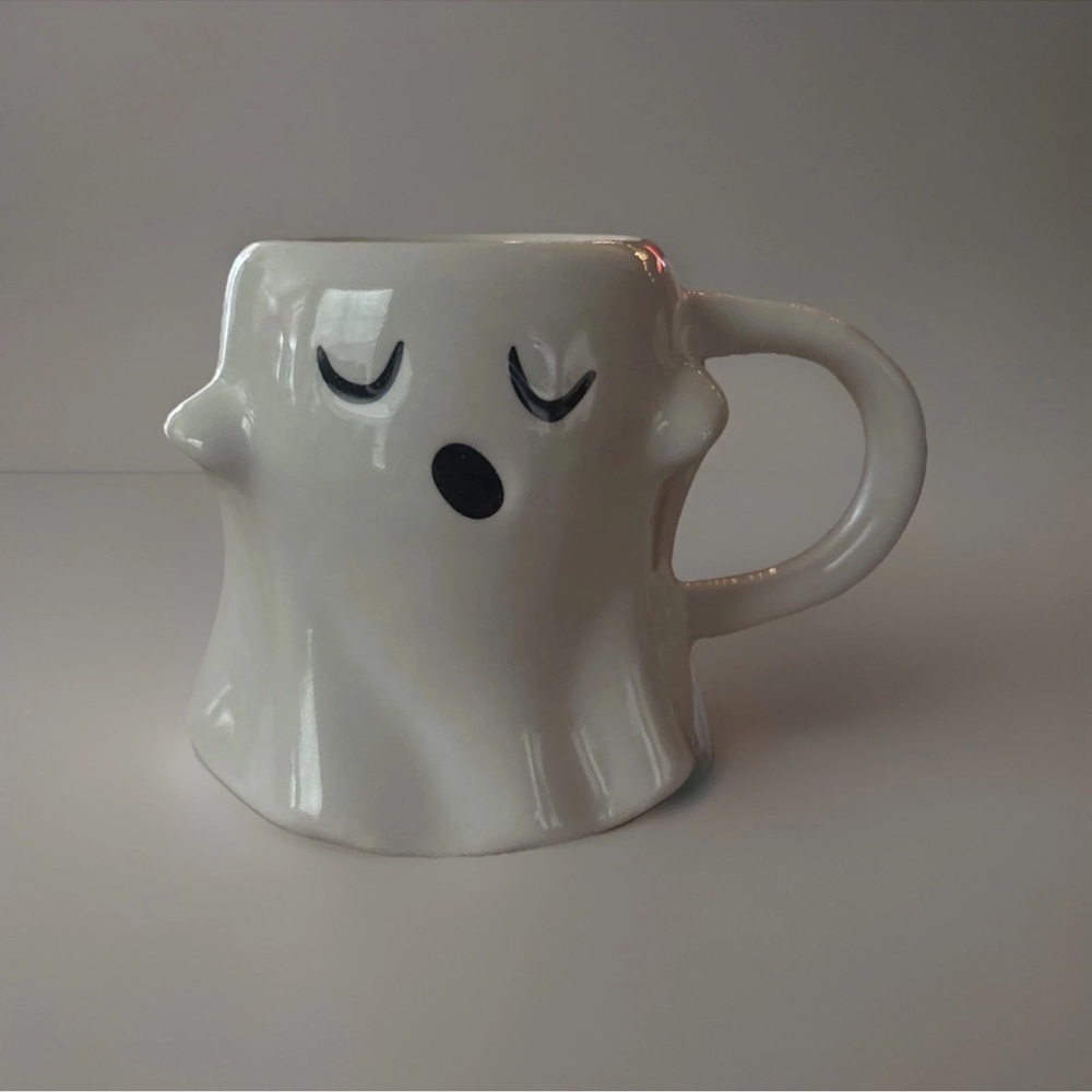 Spritz Halloween Ghost Mug Ceramic Coffee Cup 12 oz Stoneware New